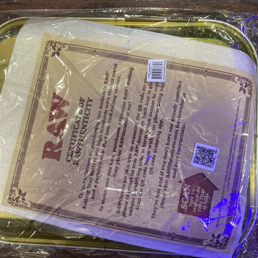 LARGE ROLLING TRAY SIGNED BY JOSH KESSELMAN